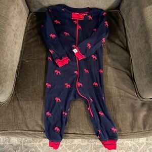 Baby zipper holiday onesie